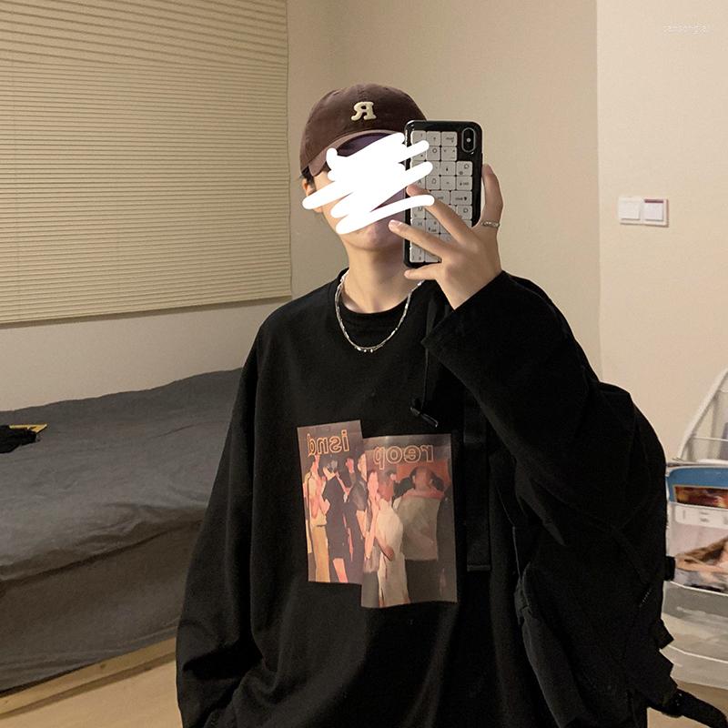 Men' T Shirts Retro Graphic Long-Sleeved T-Shirt Men Casual High Street Top For Teenagers Grunge Y2k Couple Clothes Vintage Student, White
Men' T Shirts Retro Graphic Long-Sleeved T-Shirt Men Casual High Street Top For Teenagers Grunge Y2k Couple Clothes Vintage Student, White