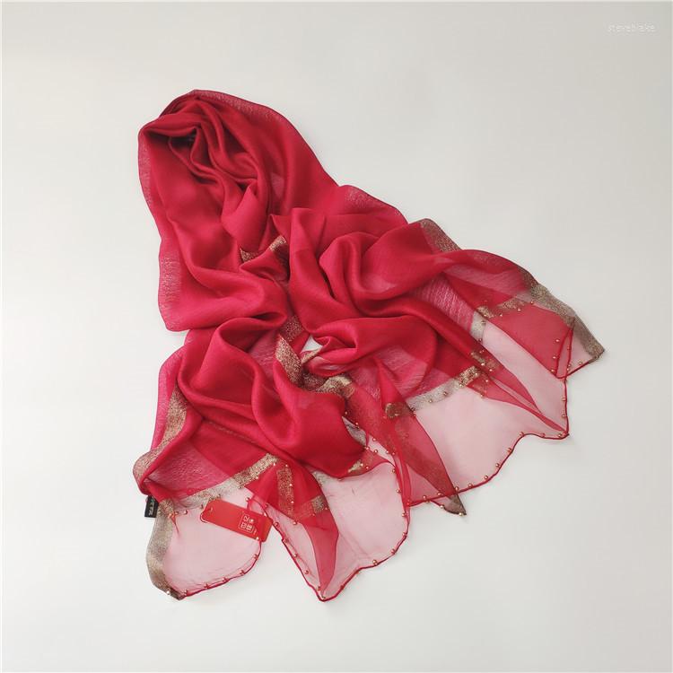 Scarves Autumn And Winter Handmade Beads Shawl Scarf Women Fashion Lady Travel Covers Female Bufanda Mujer
Scarves Autumn And Winter Handmade Beads Shawl Scarf Women Fashion Lady Travel Covers Female Bufanda Mujer