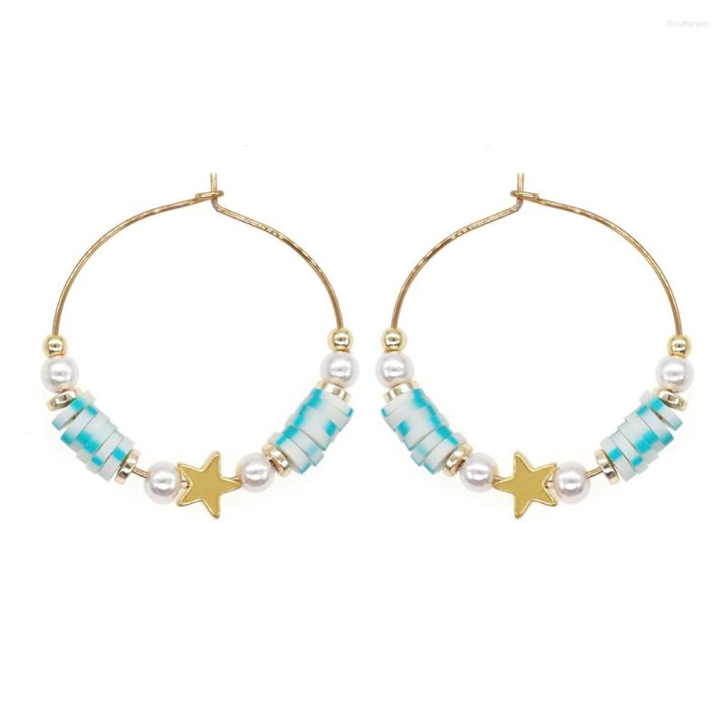 Hoop Earrings 35mm Heishi Beaded Polymer Clay Boho Chic Jewelry Accessories For Women Ear Huggies Stocking Stu
Hoop Earrings 35mm Heishi Beaded Polymer Clay Boho Chic Jewelry Accessories For Women Ear Huggies Stocking Stu