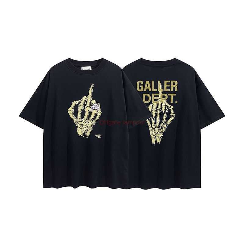 Designer Fashion Clothing Tees Tshirt Galleryes Depts Summer Gold Finger Lettering Casual Round Neck Short Sleeve High Street Loose Fashion Men's Women's T-shirt, Black
Designer Fashion Clothing Tees Tshirt Galleryes Depts Summer Gold Finger Lettering Casual Round Neck Short Sleeve High Street Loose Fashion Men's Women's T-shirt, Black