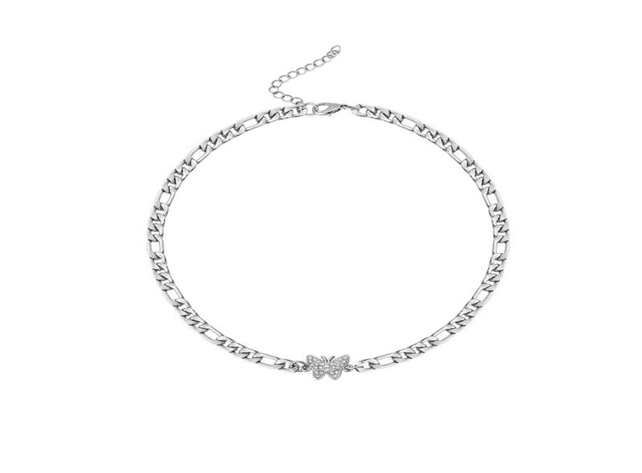 Girls Zircon Butterfly Pendant Choker Light Luxury Aesthetic Niche Clavicle Silverplated Necklace Jewelry Women Gifts4361420
Girls Zircon Butterfly Pendant Choker Light Luxury Aesthetic Niche Clavicle Silverplated Necklace Jewelry Women Gifts4361420