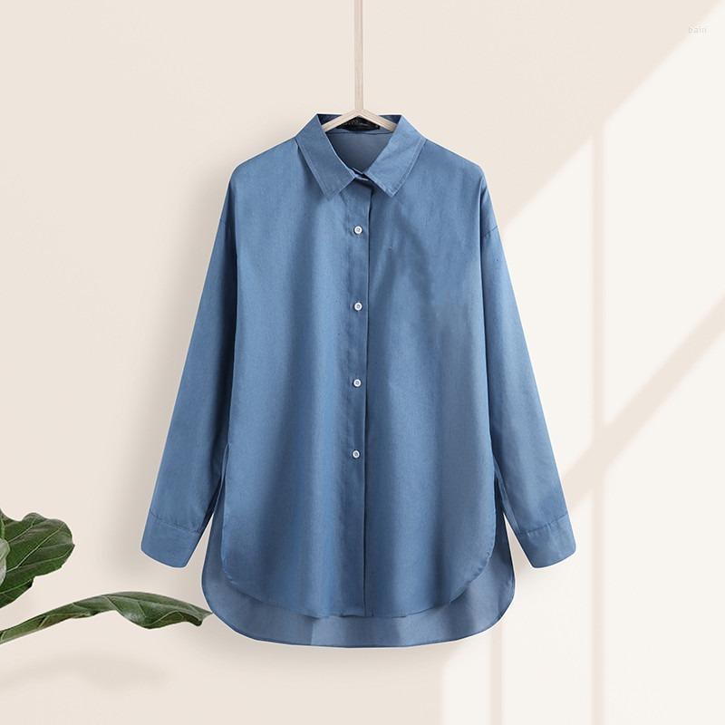 Women' Blouses Vintage Irregular Long Sleeve White Blouse Spring Buttons Loose Clothes Fashion Office Women Tops Casual Cotton Shirt 21407
Women' Blouses Vintage Irregular Long Sleeve White Blouse Spring Buttons Loose Clothes Fashion Office Women Tops Casual Cotton Shirt 21407