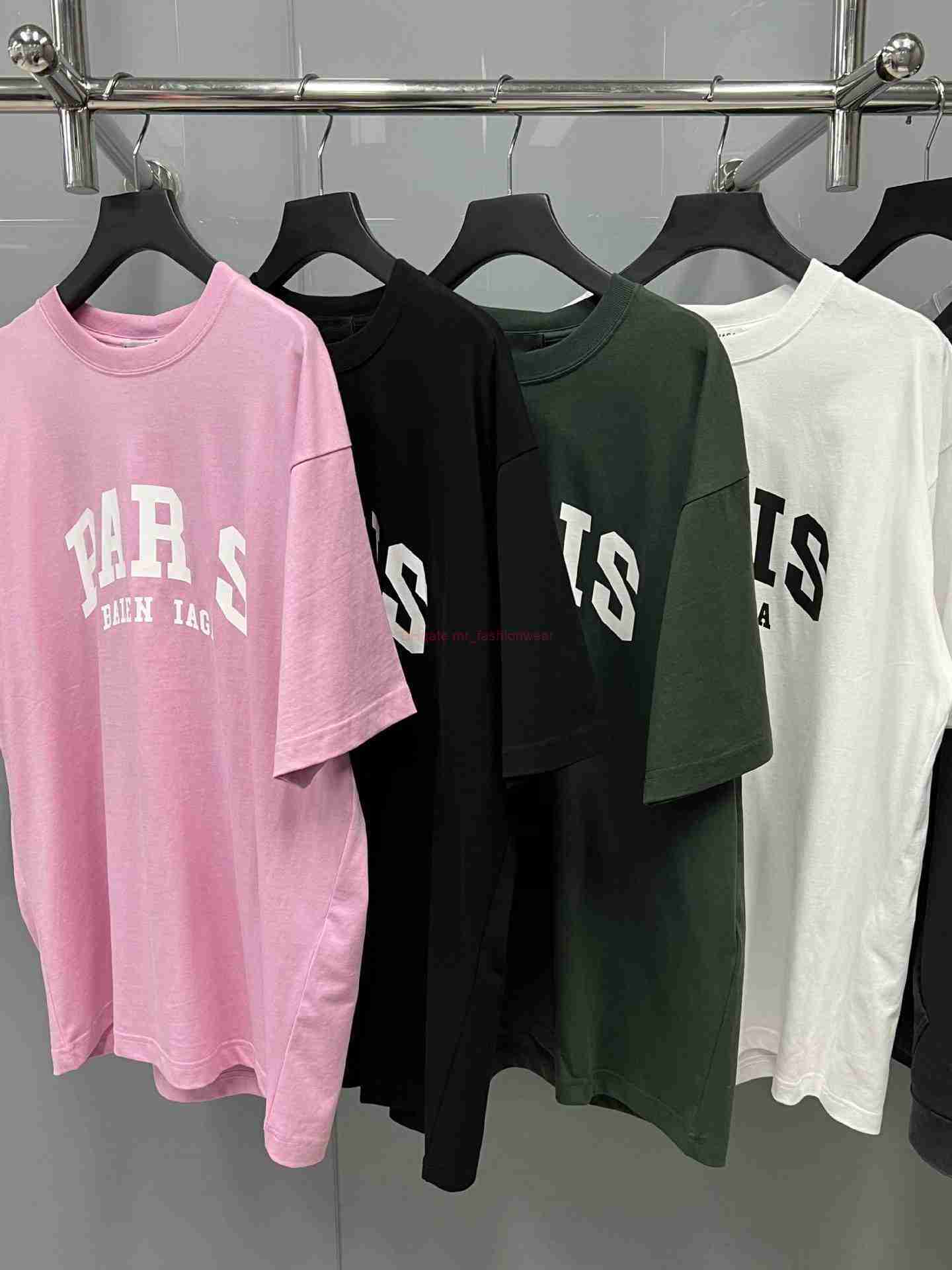 Designer Fashion Clothing French Paris BB Luxury TShirt Tees b Family High Version Paris Front Print Pari Letter Shortsleeved Loose Shortsleeved Tshirt for Men Wome, White
Designer Fashion Clothing French Paris BB Luxury TShirt Tees b Family High Version Paris Front Print Pari Letter Shortsleeved Loose Shortsleeved Tshirt for Men Wome, White