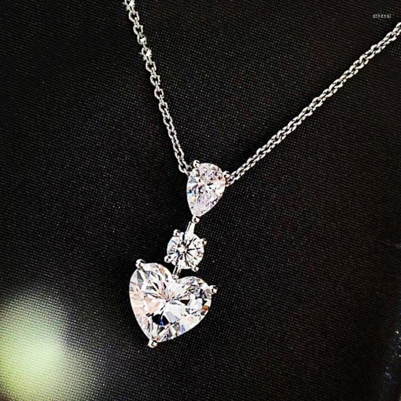 Pendant Necklaces Ly Designed Heart CZ Crystal Necklace Women For Engagement Wedding Accessories Fashion Girl Statement Jewelry
Pendant Necklaces Ly Designed Heart CZ Crystal Necklace Women For Engagement Wedding Accessories Fashion Girl Statement Jewelry