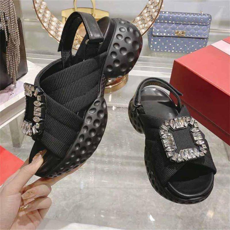 Sandals 2023 Summer Fashion Round Toe Crystal Decor Women Shoes Sexy Thick Bottom Genuine Leather Sapato Feminino Size 35-40, Picture shown
Sandals 2023 Summer Fashion Round Toe Crystal Decor Women Shoes Sexy Thick Bottom Genuine Leather Sapato Feminino Size 35-40, Picture shown