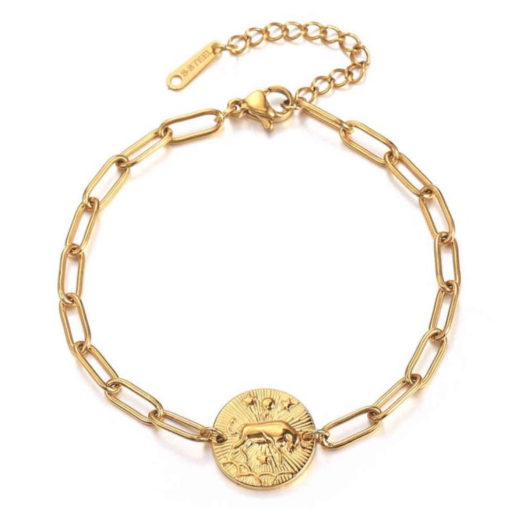Vintage Women039s Zodiac Sign Bracelets 12 Constellations Coin Charm Paperclip Link Chain Adjustable Engagement Gift Db3344356617
Vintage Women039s Zodiac Sign Bracelets 12 Constellations Coin Charm Paperclip Link Chain Adjustable Engagement Gift Db3344356617