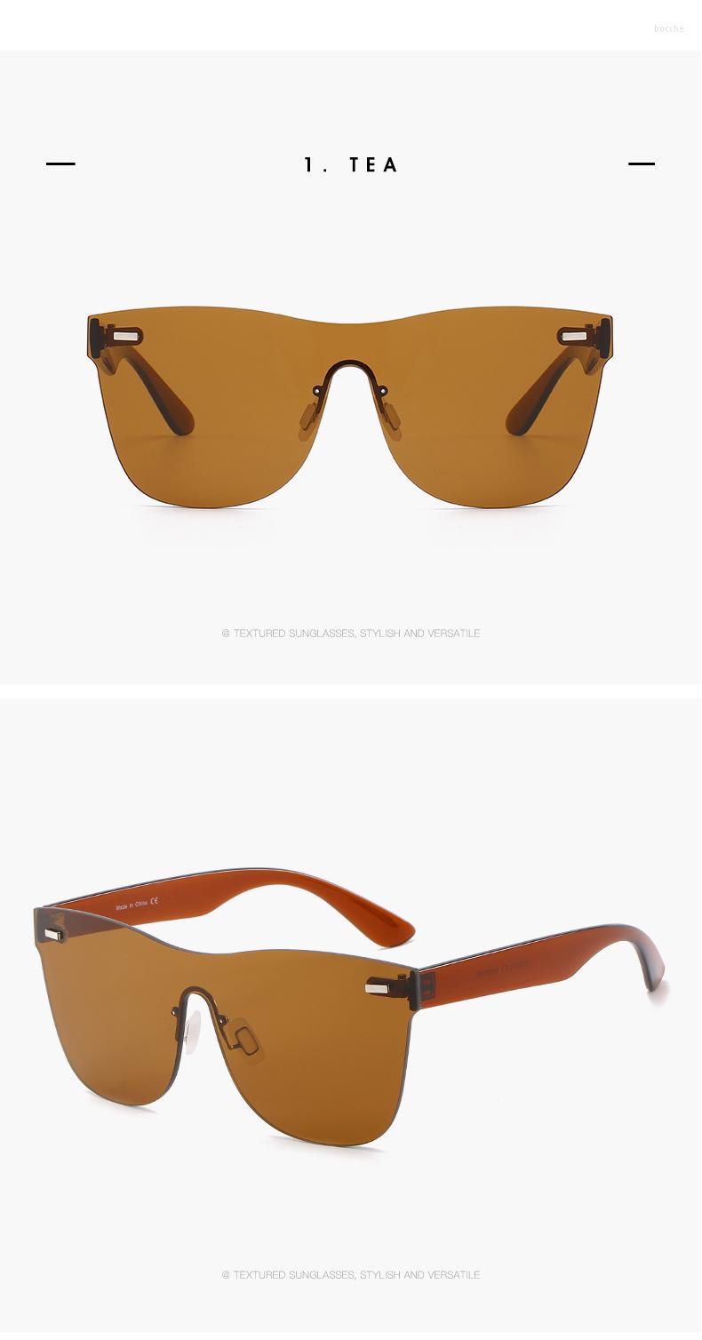 Sunglasses 2023 European And American Fashion Colorful One-piece Frameless Windproof Glasses UV400
Sunglasses 2023 European And American Fashion Colorful One-piece Frameless Windproof Glasses UV400