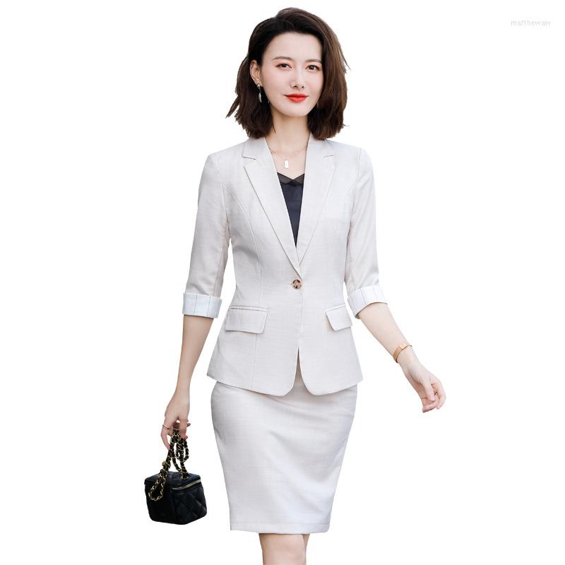 Two Piece Dress Fashion Ladies Apricot Blazer Women Business Suits 2 Skirt And Top Set Half Sleeve Jacket Work Office Uniform, Pink
Two Piece Dress Fashion Ladies Apricot Blazer Women Business Suits 2 Skirt And Top Set Half Sleeve Jacket Work Office Uniform, Pink