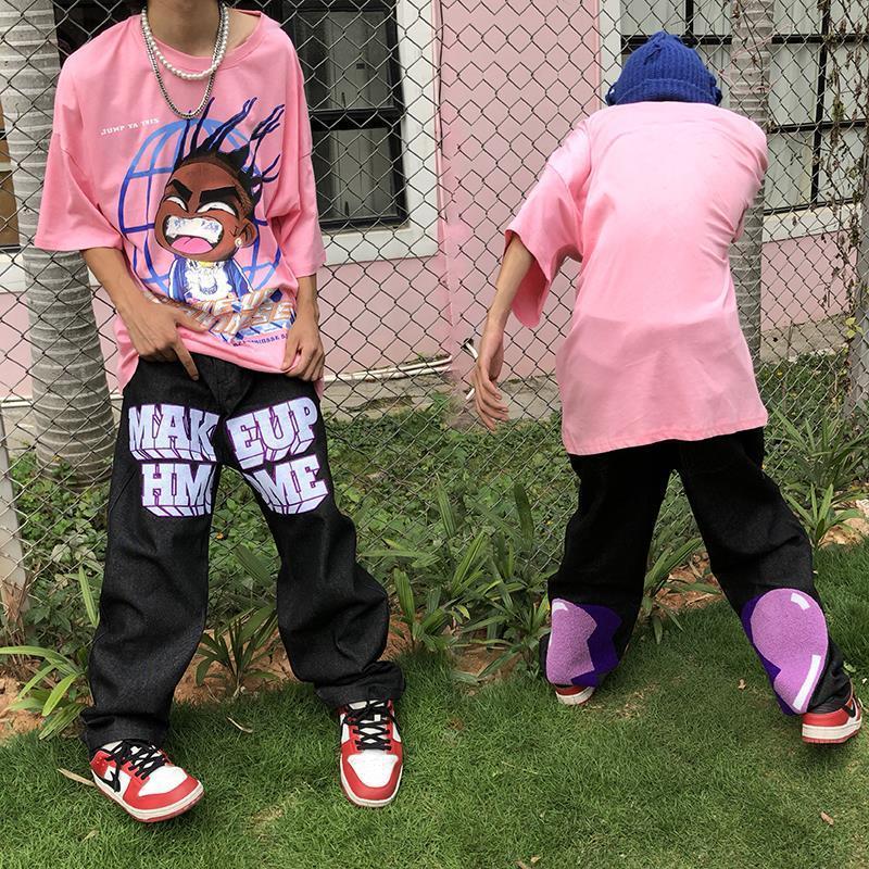 Men's Pants American hiphop fried street pants men ins sweet cool high loose falling jeans couple models joggers 230512
Men's Pants American hiphop fried street pants men ins sweet cool high loose falling jeans couple models joggers 230512