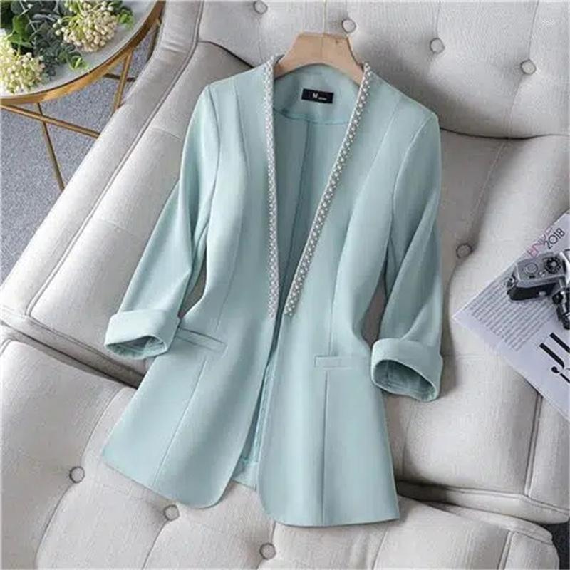 Women' Suits 2023 Suit Blazer Three Quarter Sleeve Cardigan Women' Jacket Spring Korean Fashion Casual Blazers Short Jackets Coat, Blue
Women' Suits 2023 Suit Blazer Three Quarter Sleeve Cardigan Women' Jacket Spring Korean Fashion Casual Blazers Short Jackets Coat, Blue