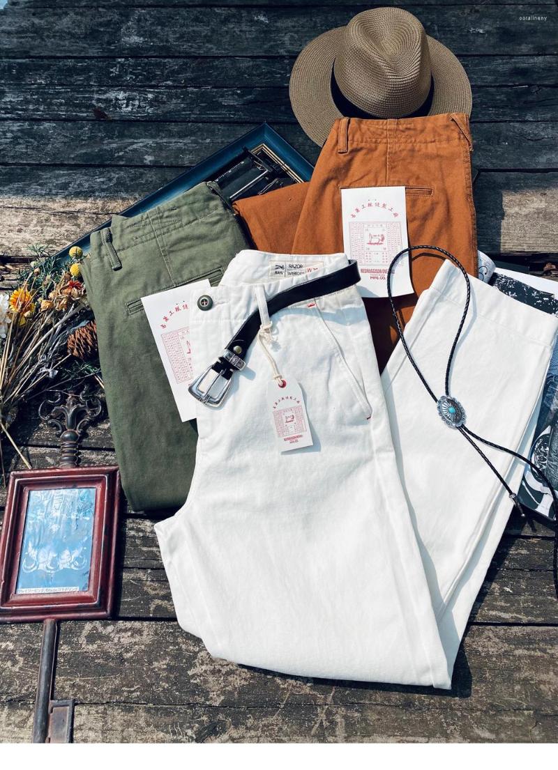 Men's Pants Tailor Brando American Vintage Heavyweight Twill Cotton Straight Casual Solid Color Classic, Army green
Men's Pants Tailor Brando American Vintage Heavyweight Twill Cotton Straight Casual Solid Color Classic, Army green