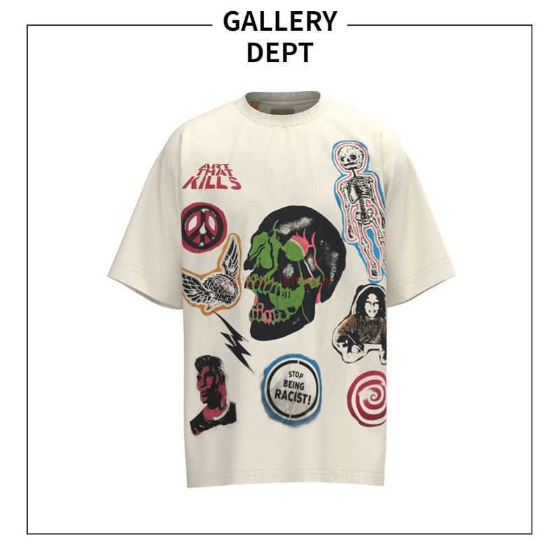 Designer Fashion Clothing Tees Tshirt Galleryes Depts Skeleton Graffiti Print American Fashion Brand High Street Loose Couple Short Sleeve Tshirt Mens Ins Tops for, Creamy-white
Designer Fashion Clothing Tees Tshirt Galleryes Depts Skeleton Graffiti Print American Fashion Brand High Street Loose Couple Short Sleeve Tshirt Mens Ins Tops for, Creamy-white