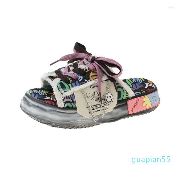 Slippers Comfortable Women Shoes Fashion Outwear Graffiti For 2023 SummerPlatform Versatile Super, Creamy-white
Slippers Comfortable Women Shoes Fashion Outwear Graffiti For 2023 SummerPlatform Versatile Super, Creamy-white