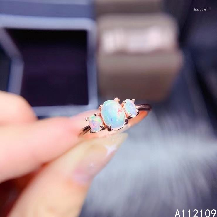 Cluster Rings Fine Jewelry 925 Sterling Silver Inlaid With Natural Gem Women's Luxury Exquisite White Opal Adjustable Ring Support
Cluster Rings Fine Jewelry 925 Sterling Silver Inlaid With Natural Gem Women's Luxury Exquisite White Opal Adjustable Ring Support