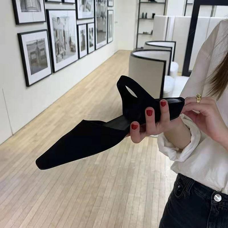 Slippers Pointy Low Heel Simple Women's 2023 Spring Summer Fashion Casual Mueller Shoes Sandals Women, Black
Slippers Pointy Low Heel Simple Women's 2023 Spring Summer Fashion Casual Mueller Shoes Sandals Women, Black