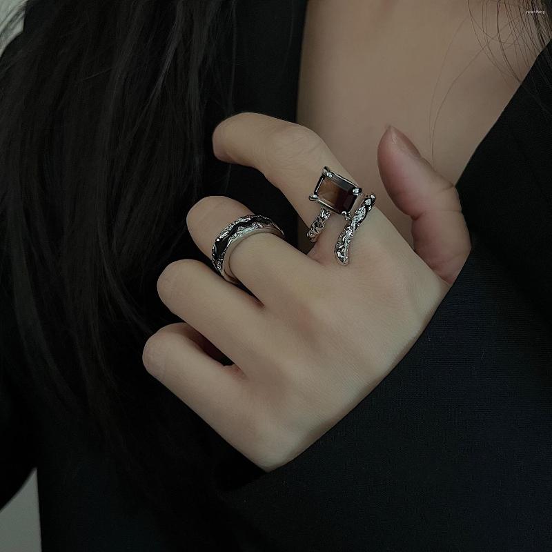 Cluster Rings 2023 Fashion Hip Hop Chain Square Black Purple Color Stone Set Combination For Women Love Heart Ring Jewelry Party Gif
Cluster Rings 2023 Fashion Hip Hop Chain Square Black Purple Color Stone Set Combination For Women Love Heart Ring Jewelry Party Gif
