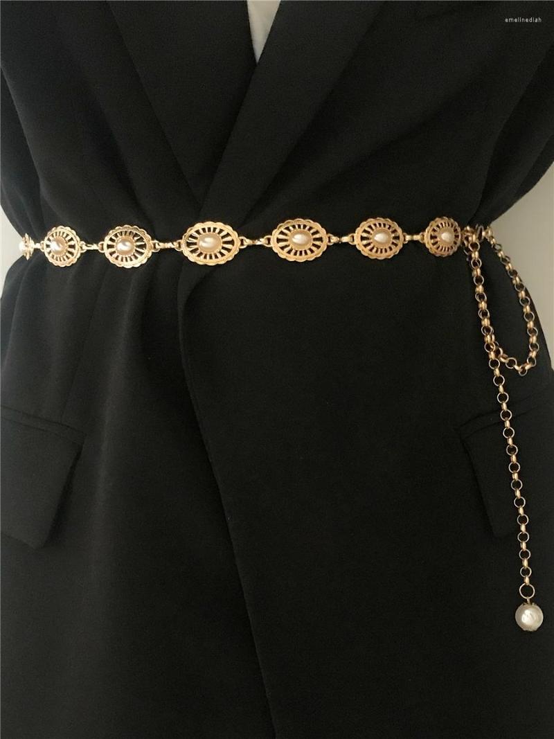Belts Elegant Pearl For Women Dresses Gold Metal Chain Corset Waistband Vintage Female Belt Girls Appreal Accessories
Belts Elegant Pearl For Women Dresses Gold Metal Chain Corset Waistband Vintage Female Belt Girls Appreal Accessories