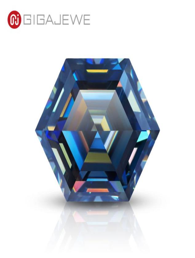 GIGAJEWE Loose Moissanite HandCutting Hexagon Cut Blue Color VVS1 Premium Gems For Jewelry Making7090881
GIGAJEWE Loose Moissanite HandCutting Hexagon Cut Blue Color VVS1 Premium Gems For Jewelry Making7090881