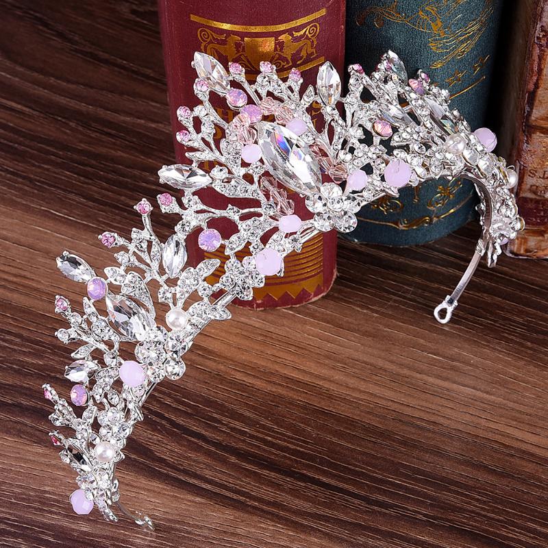 Hair Clips & Barrettes Wedding Pink Crown Princess Crystal Bridal Tiaras Rhinestone Women Headbands Big Gem Stone AccessoriesHair
Hair Clips & Barrettes Wedding Pink Crown Princess Crystal Bridal Tiaras Rhinestone Women Headbands Big Gem Stone AccessoriesHair