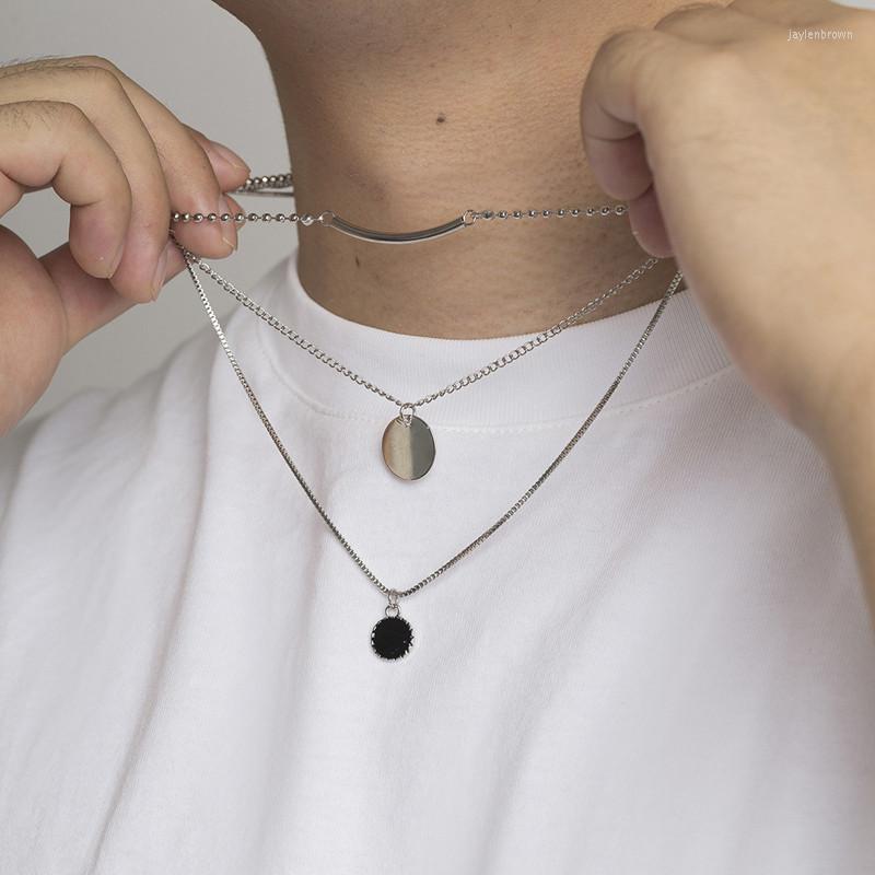 Pendant Necklaces 3 Pcs/Set Layered Chain Punk Hip-hop Black Rhinestones Necklace Man Jewelry 2023 Trend Choker Neck Mens
Pendant Necklaces 3 Pcs/Set Layered Chain Punk Hip-hop Black Rhinestones Necklace Man Jewelry 2023 Trend Choker Neck Mens