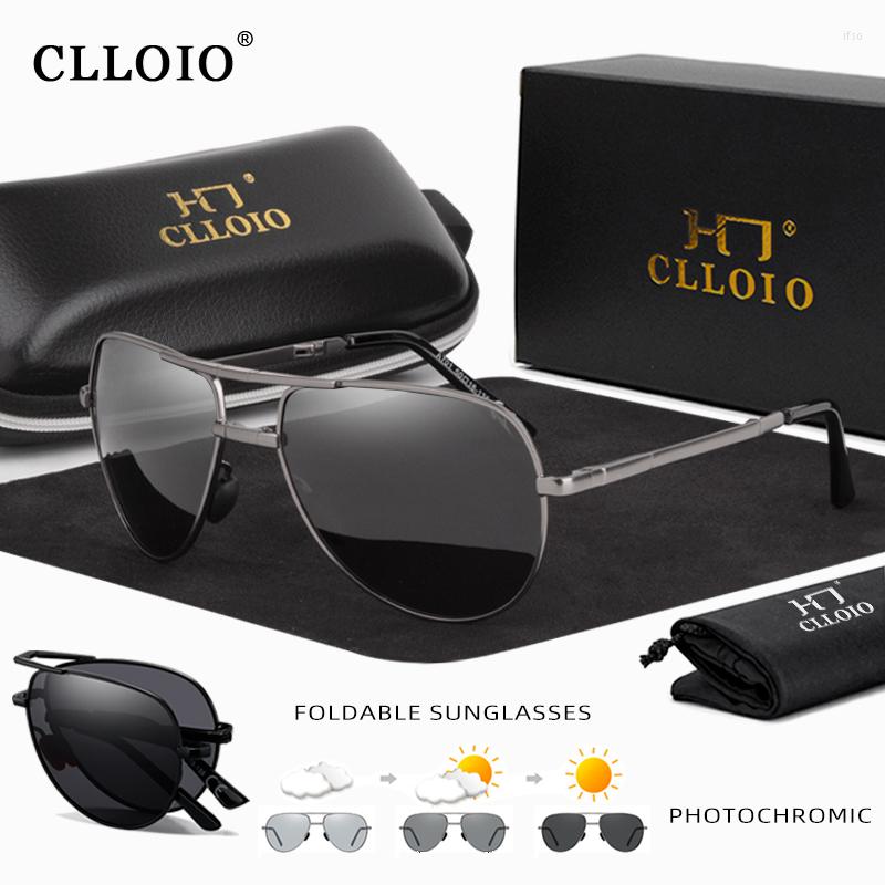 Sunglasses CLLOIO Folding Pochromic Men Women Polarized Driving Sun Glasses Chameleon Anti-glare Sport
Sunglasses CLLOIO Folding Pochromic Men Women Polarized Driving Sun Glasses Chameleon Anti-glare Sport