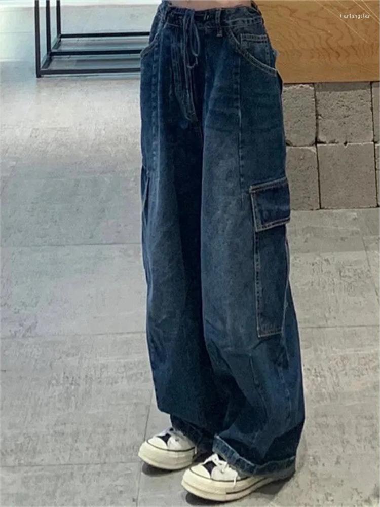 Men's Jeans Vintage Dark Blue Jean Cargo Loosed Denim Pant High Waisted Straight Wide Leg Pants 2023 Summer Y2K Streetwear Clothings
Men's Jeans Vintage Dark Blue Jean Cargo Loosed Denim Pant High Waisted Straight Wide Leg Pants 2023 Summer Y2K Streetwear Clothings