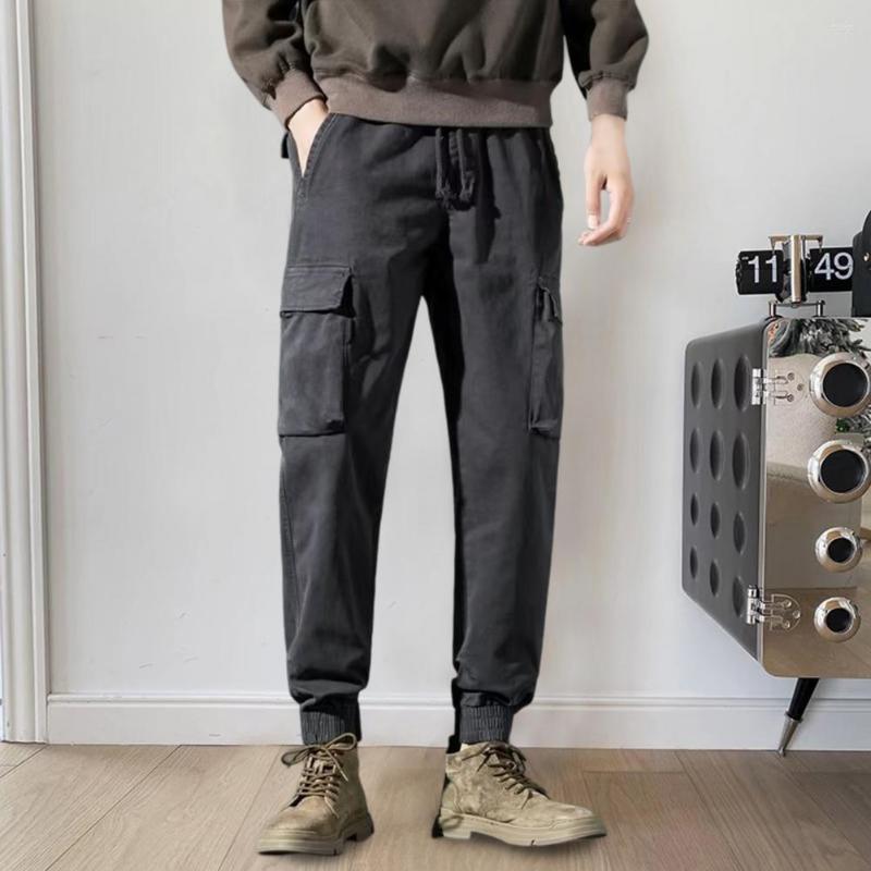 Men's Pants Cargo Solid Color Multi Pockets Elastic Waist Loose Deep Crotch Match Top Drawstring Plus Size Men Trousers Dating Clothes, Black
Men's Pants Cargo Solid Color Multi Pockets Elastic Waist Loose Deep Crotch Match Top Drawstring Plus Size Men Trousers Dating Clothes, Black