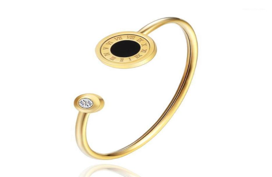 Bangle JSBAO Stainless Steel Adjustable Bracelets Bangles Black Colour Shell Rotatable For Women Roman Letters Jewelry Gift13979774
Bangle JSBAO Stainless Steel Adjustable Bracelets Bangles Black Colour Shell Rotatable For Women Roman Letters Jewelry Gift13979774