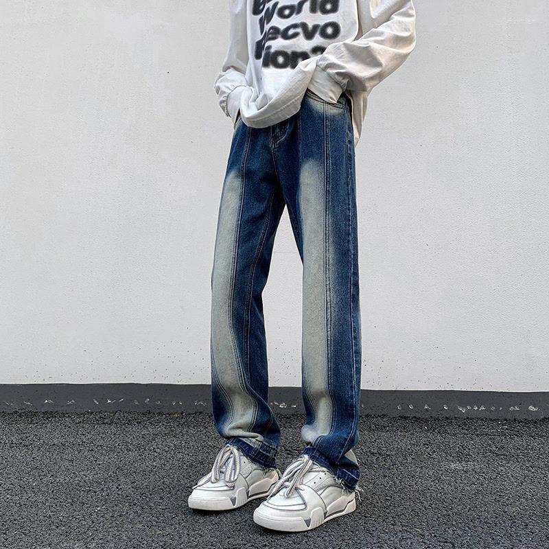 Men' Jeans DEEPTOWN Y2K Washed Men Distressed Straight Denim Pants Male Slim Casual Vintage Fashion Streetwear Hip Hop Spring, Black
Men' Jeans DEEPTOWN Y2K Washed Men Distressed Straight Denim Pants Male Slim Casual Vintage Fashion Streetwear Hip Hop Spring, Black