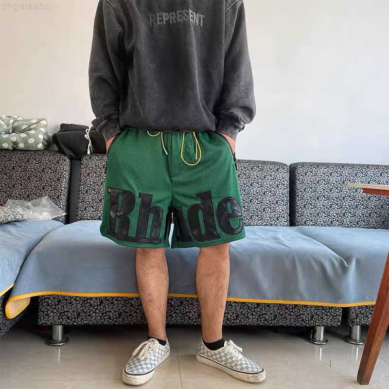 Men's T-shirts Rhude Breathable Basketball Shorts with Mesh Fabric and Embroidered Letters for Men Summer High Street
Men's T-shirts Rhude Breathable Basketball Shorts with Mesh Fabric and Embroidered Letters for Men Summer High Street