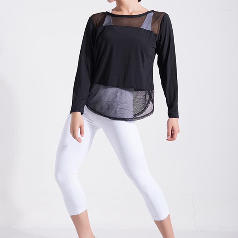 Active Shirts CHU YOGA Selling Black Mesh Sport Gym Loose Tops Leisure Fitness Shirt Quick-Dry Long-Sleeved Female T-Shirt T130
Active Shirts CHU YOGA Selling Black Mesh Sport Gym Loose Tops Leisure Fitness Shirt Quick-Dry Long-Sleeved Female T-Shirt T130