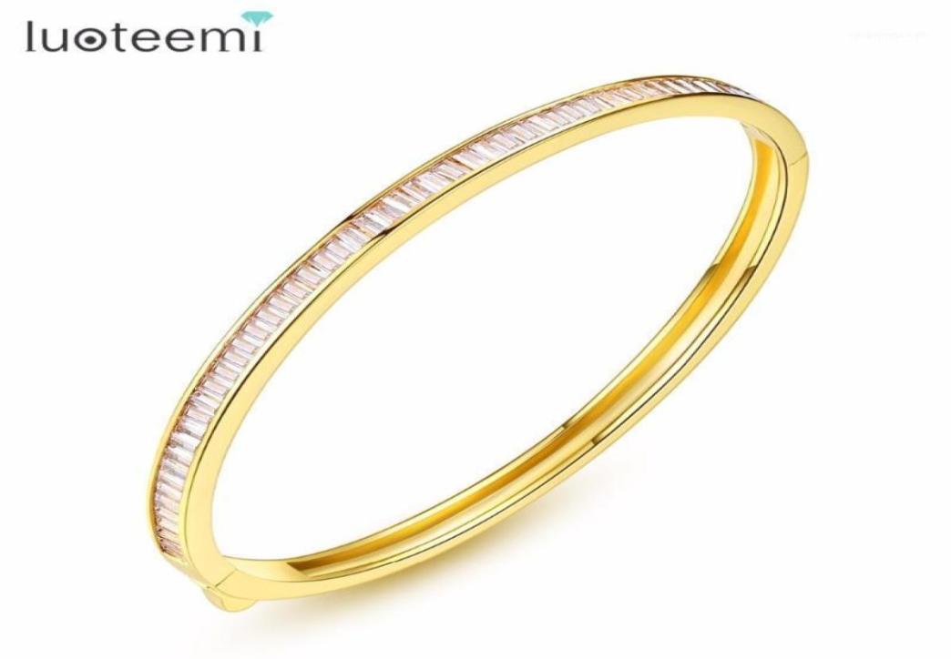 Bangle LUOTEEMI Bangles Copper CZ Square Crystals Strung Together White Gold Color Fashion Fascination Enchantmen For Women16947176
Bangle LUOTEEMI Bangles Copper CZ Square Crystals Strung Together White Gold Color Fashion Fascination Enchantmen For Women16947176