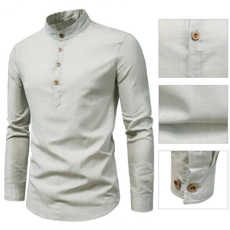 Men's Polos Slim Shirt Breathable Top Anti-wrinkle Business Stand Collar Formal Autumn For WorkMen's, White
Men's Polos Slim Shirt Breathable Top Anti-wrinkle Business Stand Collar Formal Autumn For WorkMen's, White