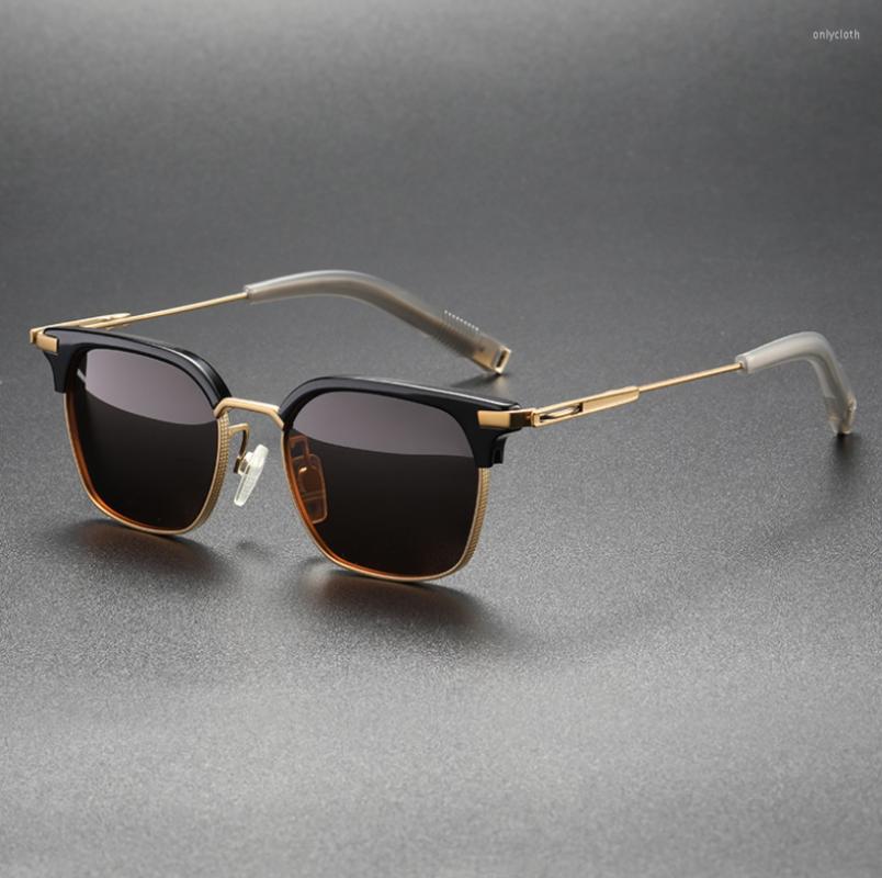 Sunglasses Retro Polarized Frame Pure Titanium Men Eyewear Top Quality UV400 Goggle Outdoor Driving Sun Glasses Women
Sunglasses Retro Polarized Frame Pure Titanium Men Eyewear Top Quality UV400 Goggle Outdoor Driving Sun Glasses Women