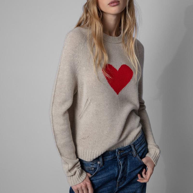 Women' Sweaters Classic Heart Jacquard Knit Sweater Tops O-neck Long Sleeve Knitwear Fashion Casual Lady TopsWomen
Women' Sweaters Classic Heart Jacquard Knit Sweater Tops O-neck Long Sleeve Knitwear Fashion Casual Lady TopsWomen