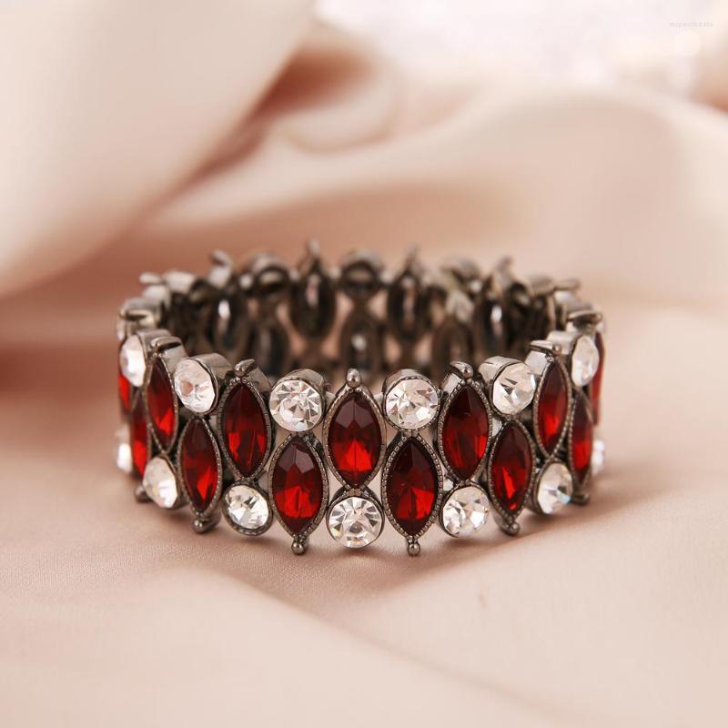 Strand Sparkling Rhinestone Red Ten Black Chain Bracelet For Women Fashion Party Jewelry Anniversary Gift
Strand Sparkling Rhinestone Red Ten Black Chain Bracelet For Women Fashion Party Jewelry Anniversary Gift