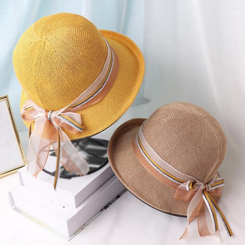 Wide Brim Hats Summer Hat Ribbon Bowknot Decor Dome Thin Sun Fisherman Women Hemming Floppy Bucket Fashion Accessories, Black
Wide Brim Hats Summer Hat Ribbon Bowknot Decor Dome Thin Sun Fisherman Women Hemming Floppy Bucket Fashion Accessories, Black