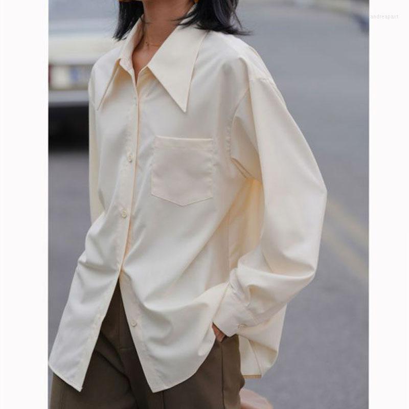 Women' Blouses EBAIHUI Long Sleeve Women Basic Shirt Korea Style Minimalist Button Oversize Woman Blouse Work Top Clothing 2023 Summer Tops, Beige
Women' Blouses EBAIHUI Long Sleeve Women Basic Shirt Korea Style Minimalist Button Oversize Woman Blouse Work Top Clothing 2023 Summer Tops, Beige