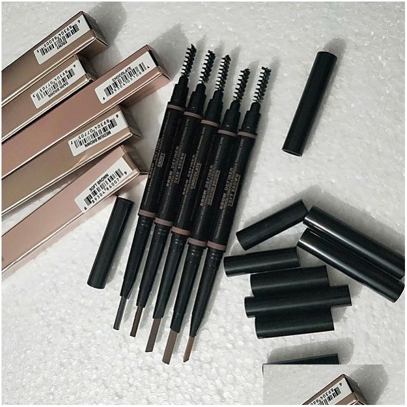 Eyebrow Enhancers Instock Makeup Skinny Brow Pencil Gold With Brush 5 Color Ebony/Medium/Soft /Dark/Chocolate Drop Delivery Health B Dhffz, Customize
Eyebrow Enhancers Instock Makeup Skinny Brow Pencil Gold With Brush 5 Color Ebony/Medium/Soft /Dark/Chocolate Drop Delivery Health B Dhffz, Customize