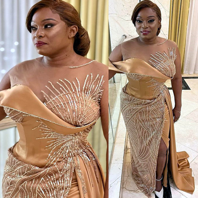 2023 May Aso Ebi Gold Sheath Prom Dress Beaded Sequined Lace Evening Formal Party Second Reception Birthday Engagement Gowns Dresses Robe De Soiree ZJ512, Yellow
2023 May Aso Ebi Gold Sheath Prom Dress Beaded Sequined Lace Evening Formal Party Second Reception Birthday Engagement Gowns Dresses Robe De Soiree ZJ512, Yellow