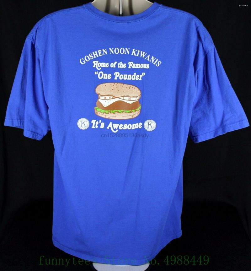 Men's T Shirts Cheeseburger Kiwanis International Goshen Indiana Blue Shirt Sandwich Male Battery Funny Cotton Tops, Notprint
Men's T Shirts Cheeseburger Kiwanis International Goshen Indiana Blue Shirt Sandwich Male Battery Funny Cotton Tops, Notprint