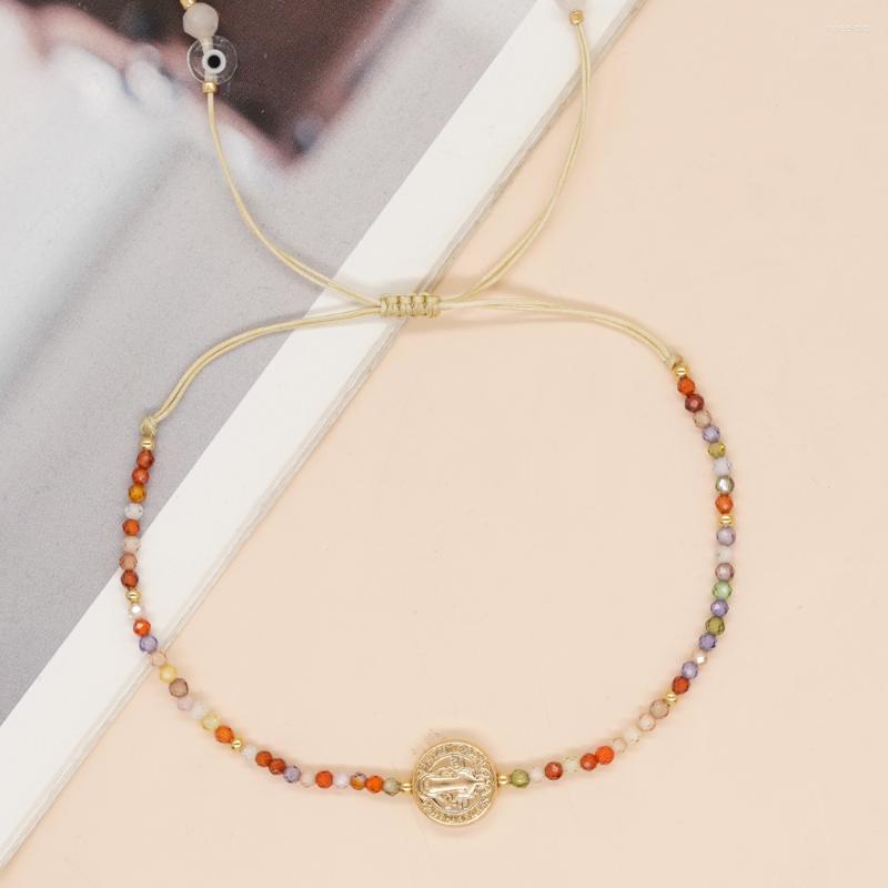 Strand Boho Rainbow Crystal Summer Bracelet Lucky Coin Jewelry Gift For Women Teen Girl Handmade Rope Chain Bangle Friendship Bracelets
Strand Boho Rainbow Crystal Summer Bracelet Lucky Coin Jewelry Gift For Women Teen Girl Handmade Rope Chain Bangle Friendship Bracelets