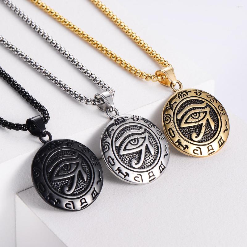 Pendant Necklaces Vintage Devil's Eye Men Necklace Round Hip-Hop Stainless Steel Punk Male Jewelry
Pendant Necklaces Vintage Devil's Eye Men Necklace Round Hip-Hop Stainless Steel Punk Male Jewelry