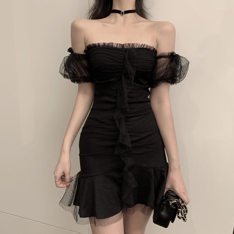 Casual Dresses 2023 Summer Black Retro Dress Women Lace Mini Female High Street Sexy Korean Fashion Club Q362
Casual Dresses 2023 Summer Black Retro Dress Women Lace Mini Female High Street Sexy Korean Fashion Club Q362