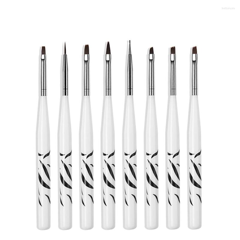 Nail Brushes 8 Piece Manicure Brush Set Acrylic Liquid Powder French Stripes Line Pattern Paint Dot Picking Pen
Nail Brushes 8 Piece Manicure Brush Set Acrylic Liquid Powder French Stripes Line Pattern Paint Dot Picking Pen