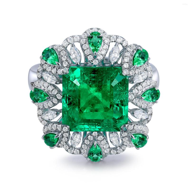 Cluster Rings Pirmiana Customized Design 9k Gold White 5.0ct Cushion Cut Lab Grown Emerald Ring Fashion Finger Jewelry
Cluster Rings Pirmiana Customized Design 9k Gold White 5.0ct Cushion Cut Lab Grown Emerald Ring Fashion Finger Jewelry