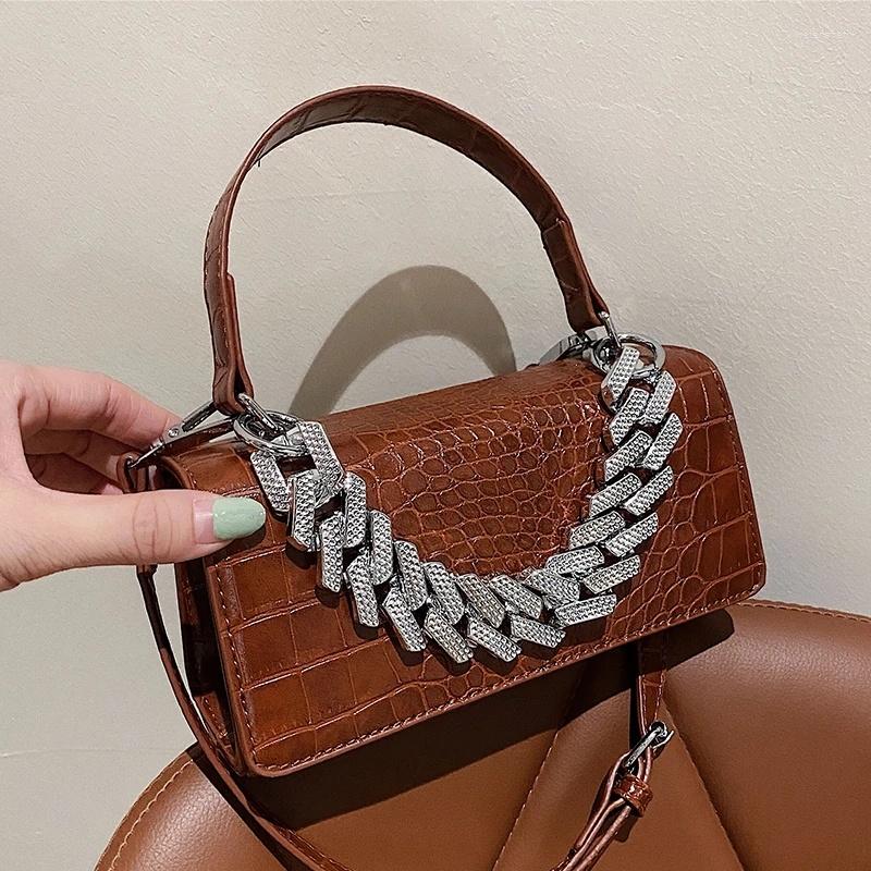 Evening Bags Crocodile Pattern Square Handbag 2023 Winter Quality PU Leather Shoulder Bag Women's Designer Crossbody Vintage Purses, Black
Evening Bags Crocodile Pattern Square Handbag 2023 Winter Quality PU Leather Shoulder Bag Women's Designer Crossbody Vintage Purses, Black