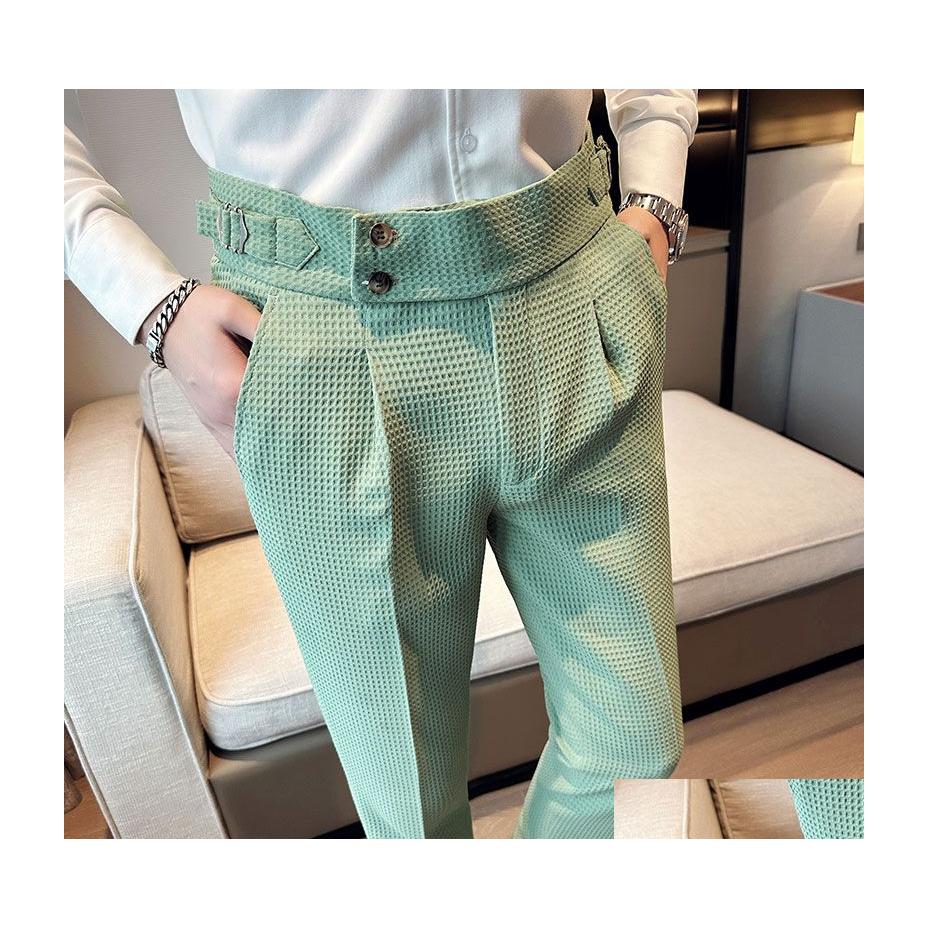 Men'S Jeans British Style Men High Waist Business Dress Fashion Houndstooth Office Social Suit Wedding Groom Casual Trousers 2836 Dr Dhurf, Khaki
Men'S Jeans British Style Men High Waist Business Dress Fashion Houndstooth Office Social Suit Wedding Groom Casual Trousers 2836 Dr Dhurf, Khaki