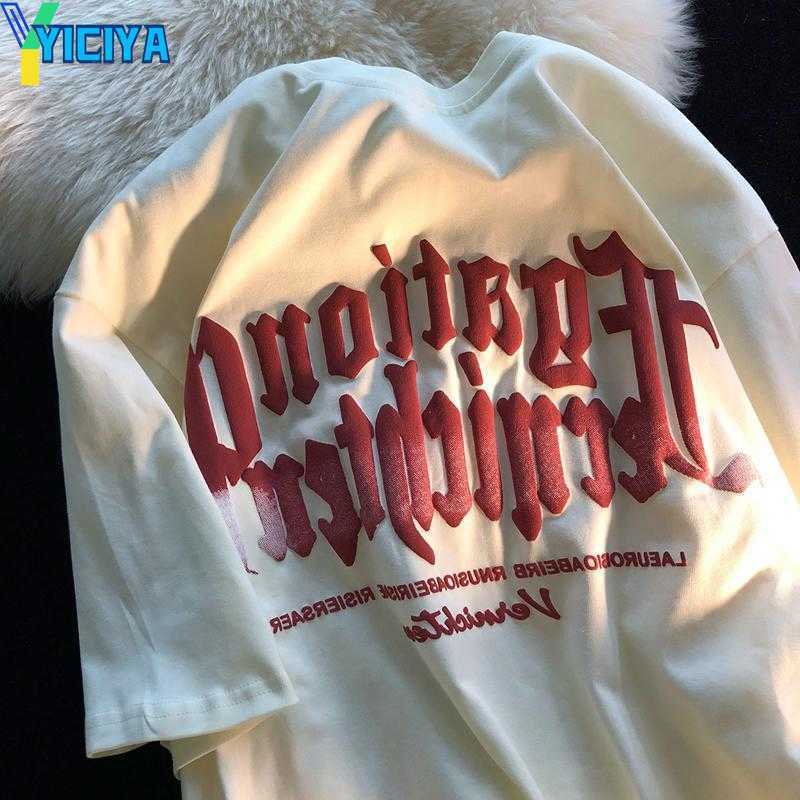 YICIYA Women's T Shirts Printing Letter Gothic Women Summer Vintage High Street Grunge T-shirt Cotton Woman Korean Fashion Tees Top Y2K, Black
YICIYA Women's T Shirts Printing Letter Gothic Women Summer Vintage High Street Grunge T-shirt Cotton Woman Korean Fashion Tees Top Y2K, Black
