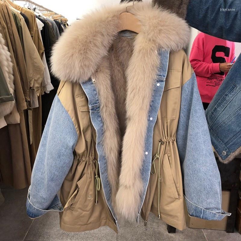 Women' Jackets Winter Warm Parkas Women Fashion Patchwork Denim Jacket Fur Lining Overcoats Casual Thick Loose Windbreakers Cargo, Gray
Women' Jackets Winter Warm Parkas Women Fashion Patchwork Denim Jacket Fur Lining Overcoats Casual Thick Loose Windbreakers Cargo, Gray